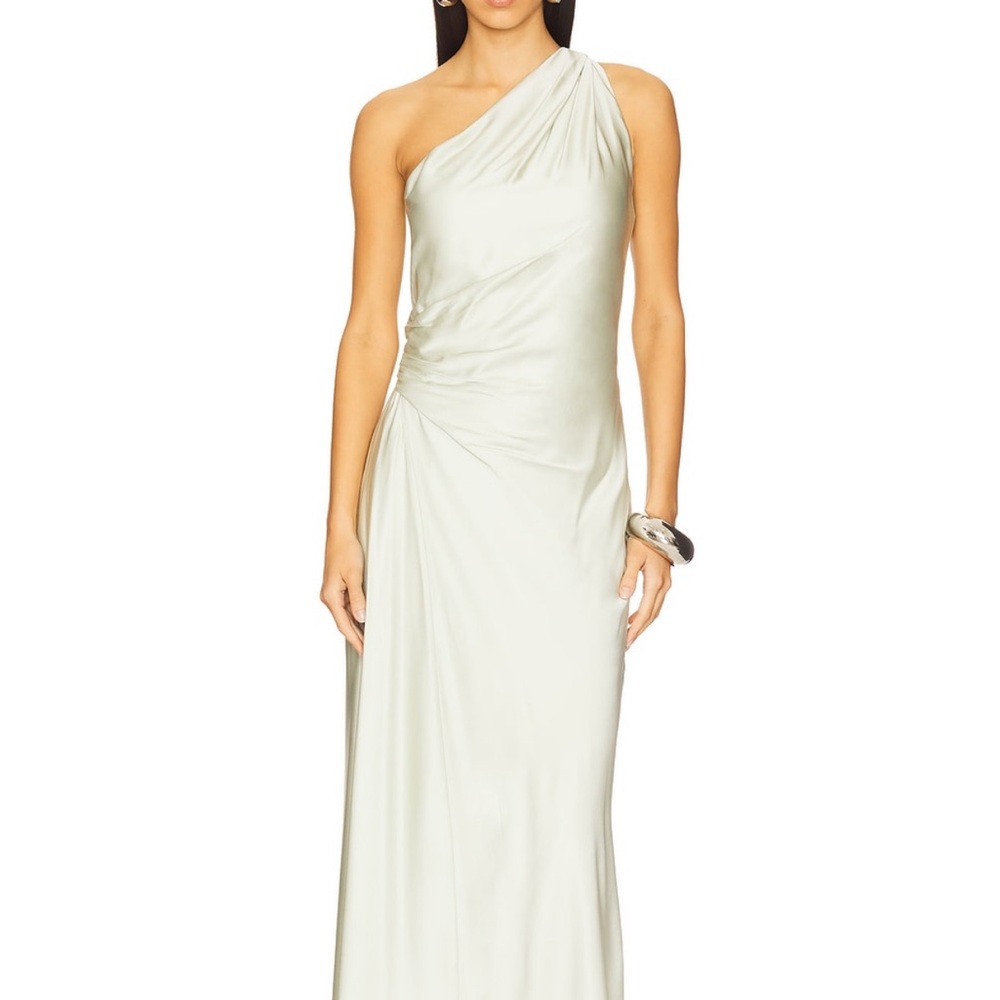 Gorgeous One-Shoulder Cream Dress
